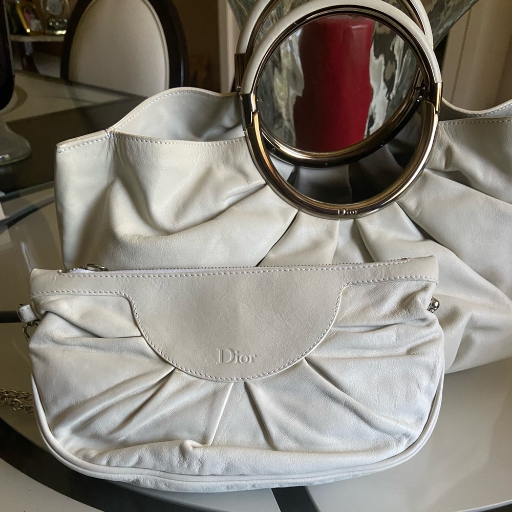 Christian Dior Leather bag with Crossbody